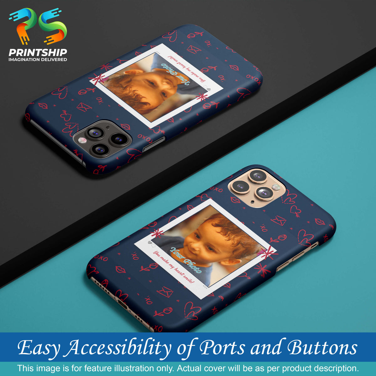 A0503-Heart Smiles Back Cover for Oppo F1s : A59-Image5