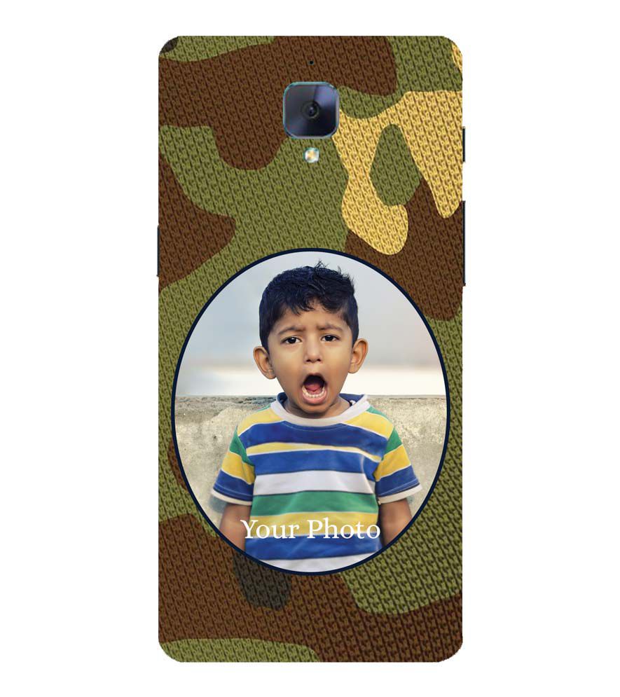 A0506-Camouflage Photo Back Cover for OnePlus 3 and OnePlus 3T