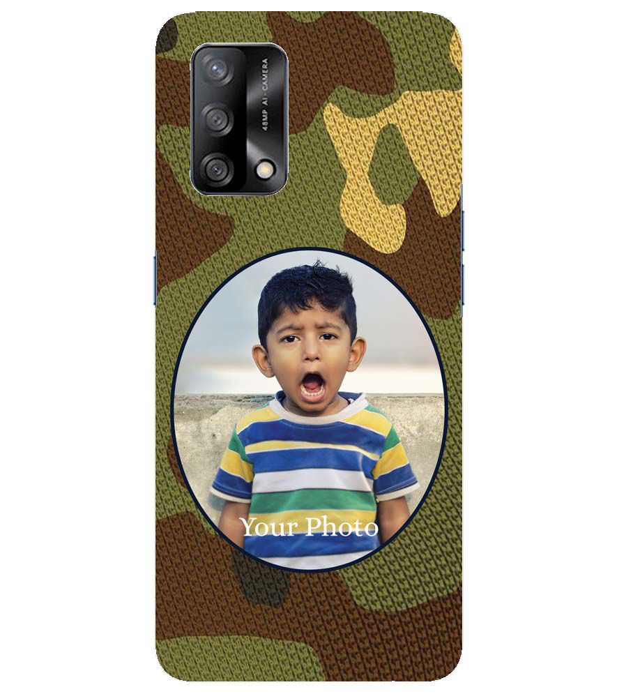 A0506-Camouflage Photo Back Cover for Oppo F19