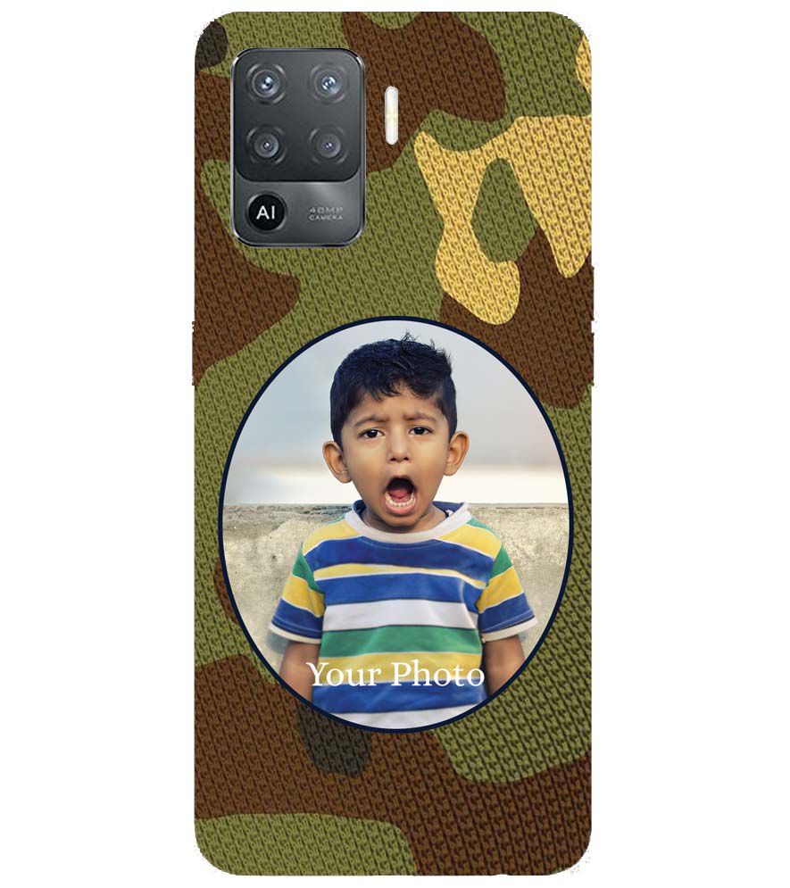 A0506-Camouflage Photo Back Cover for Oppo F19 Pro