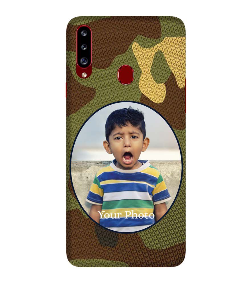 A0506-Camouflage Photo Back Cover for Samsung Galaxy A20s