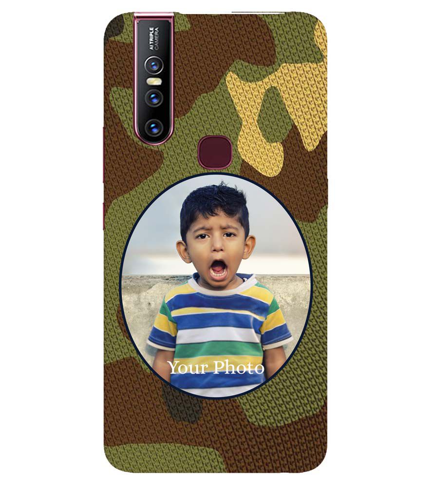 A0506-Camouflage Photo Back Cover for Vivo V15