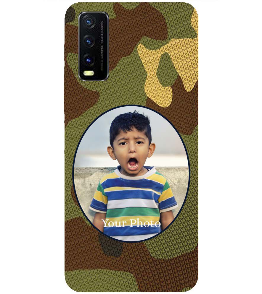A0506-Camouflage Photo Back Cover for vivo Y20s