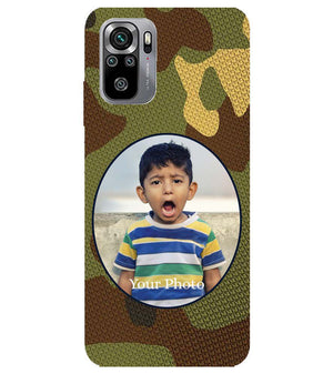 A0506-Camouflage Photo Back Cover for Xiaomi Redmi Note 10