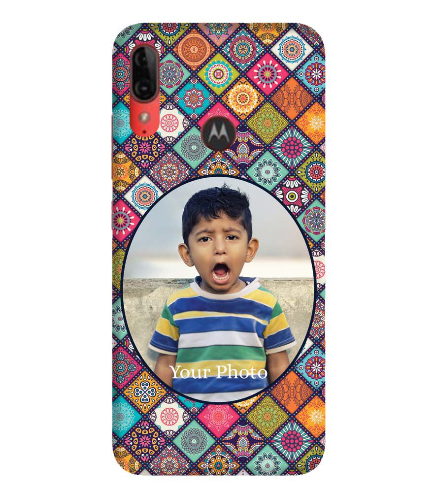 A0507-Mandala Photo Back Cover for Motorola Moto E6s