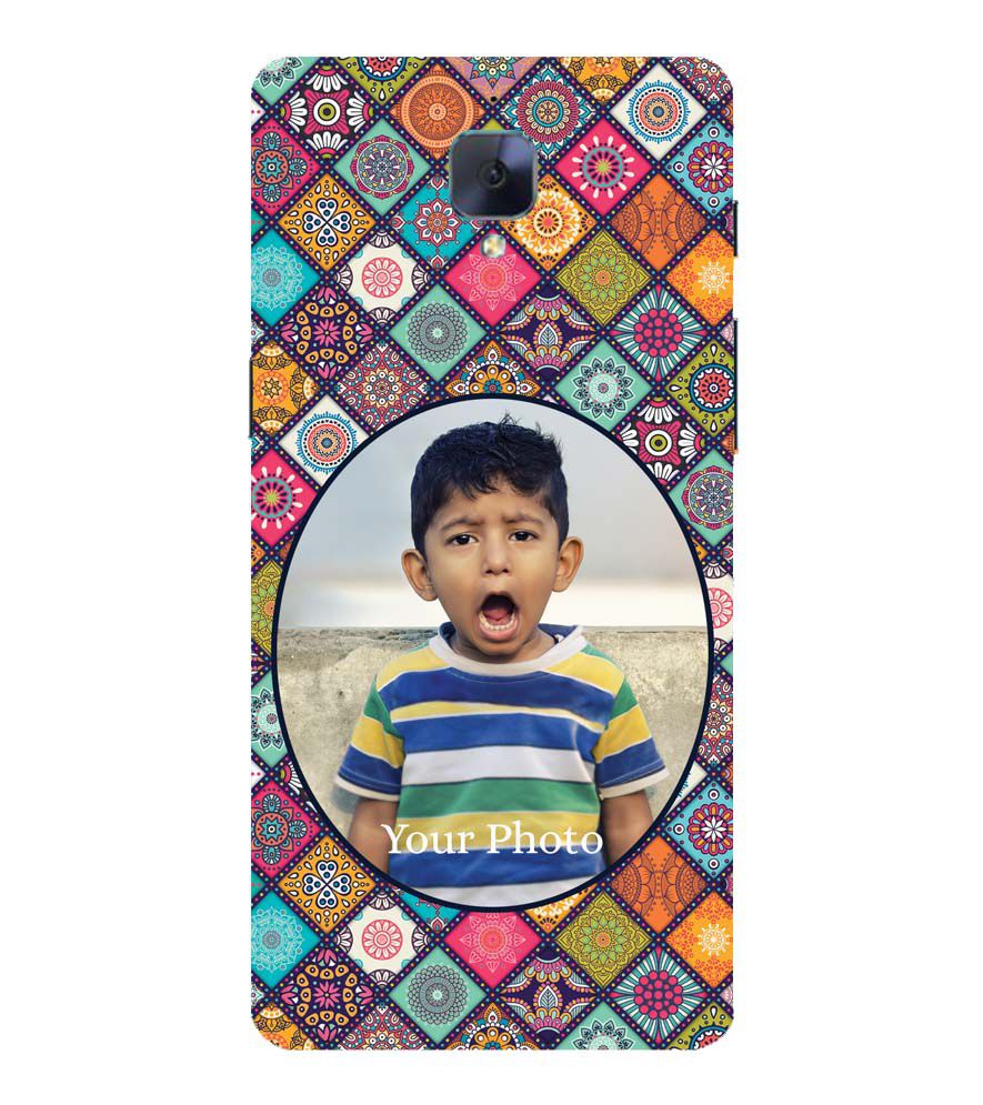 A0507-Mandala Photo Back Cover for OnePlus 3 and OnePlus 3T