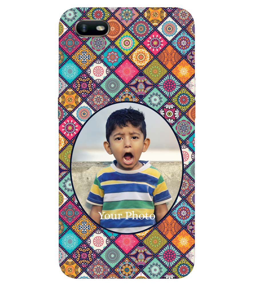 A0507-Mandala Photo Back Cover for Oppo A1k
