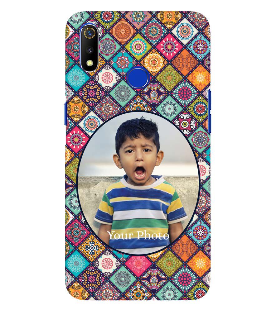 A0507-Mandala Photo Back Cover for Oppo Realme 3