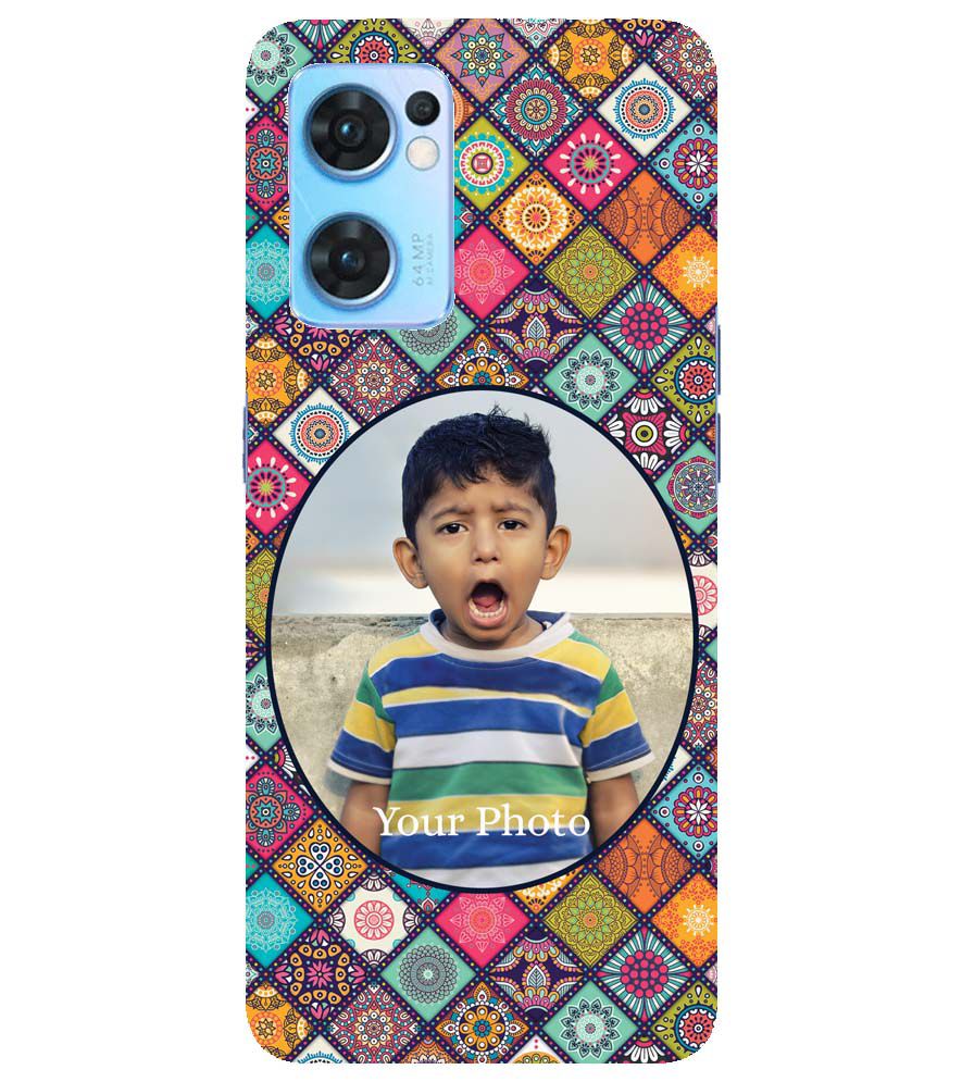 A0507-Mandala Photo Back Cover for Oppo Reno7 5G
