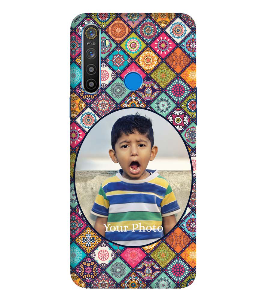 A0507-Mandala Photo Back Cover for Realme 5i