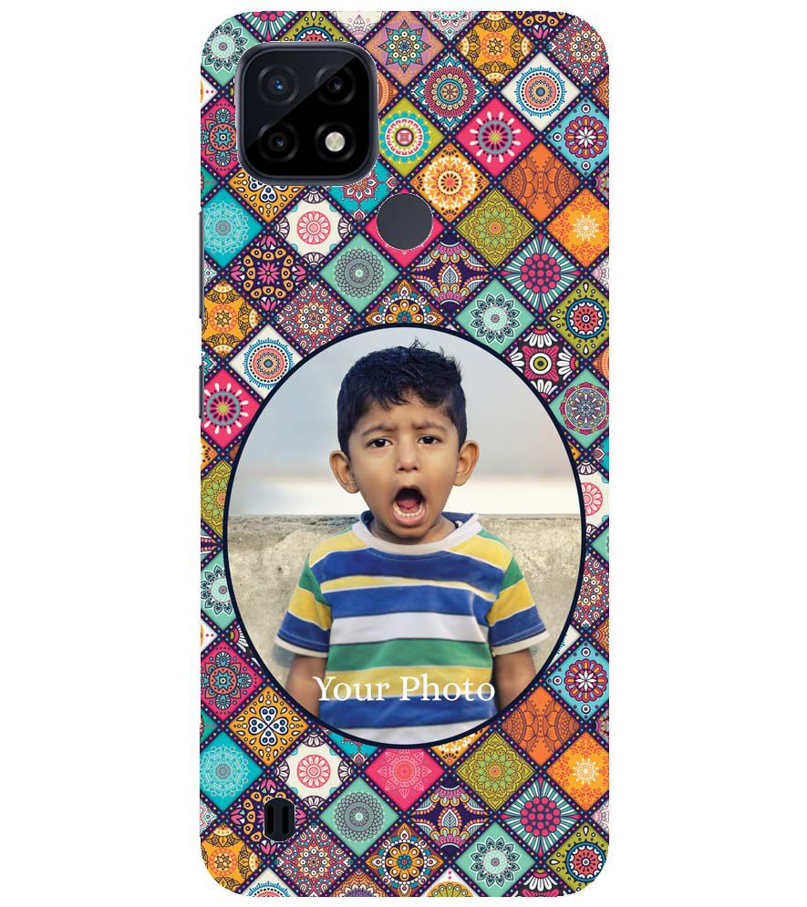 A0507-Mandala Photo Back Cover for Realme C21