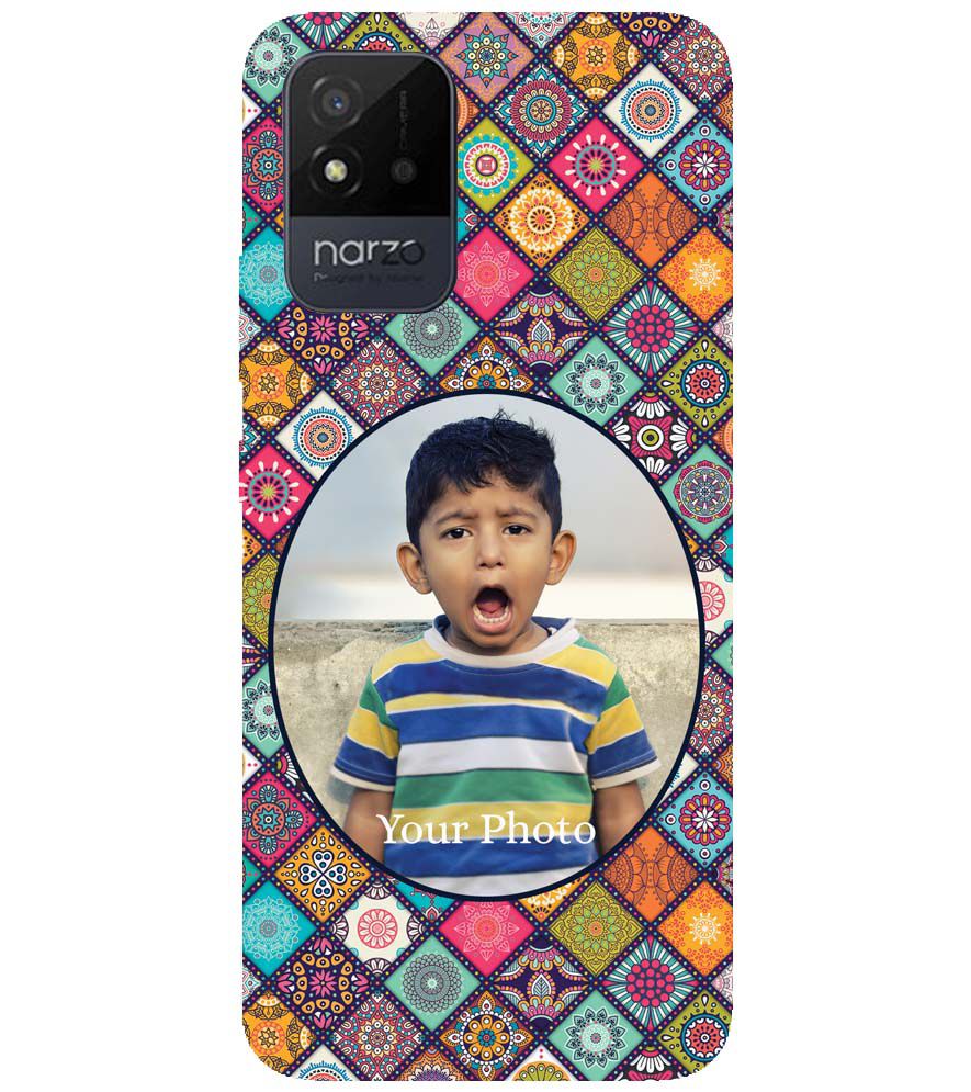 A0507-Mandala Photo Back Cover for Realme Narzo 50i