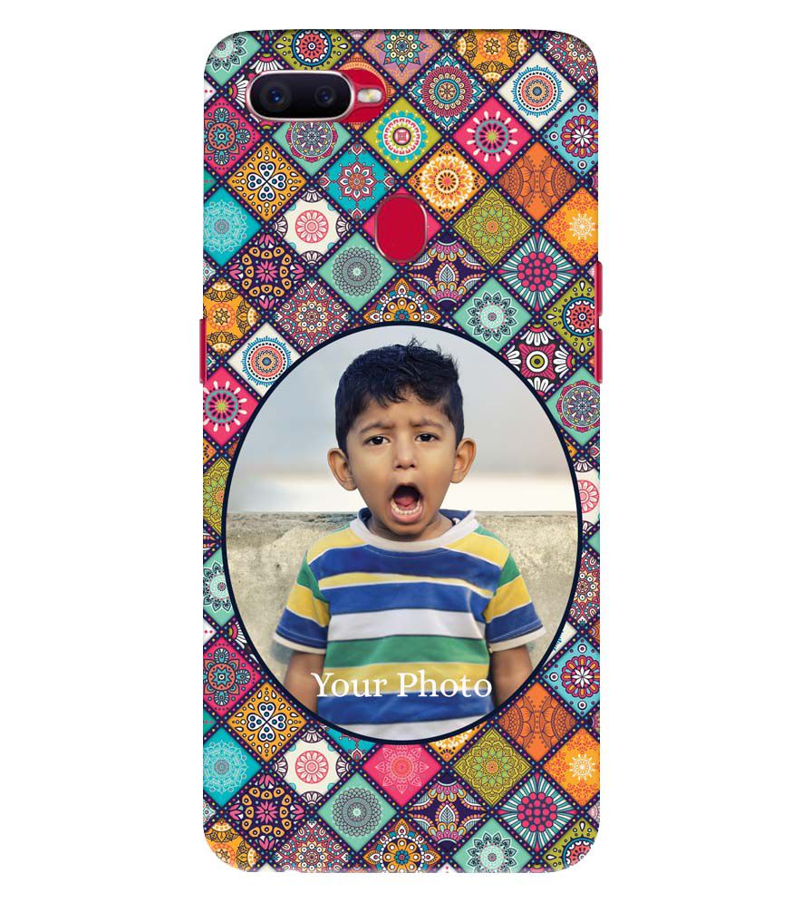 A0507-Mandala Photo Back Cover for Realme U1