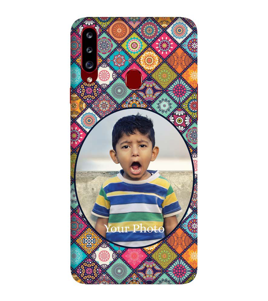 A0507-Mandala Photo Back Cover for Samsung Galaxy A20s