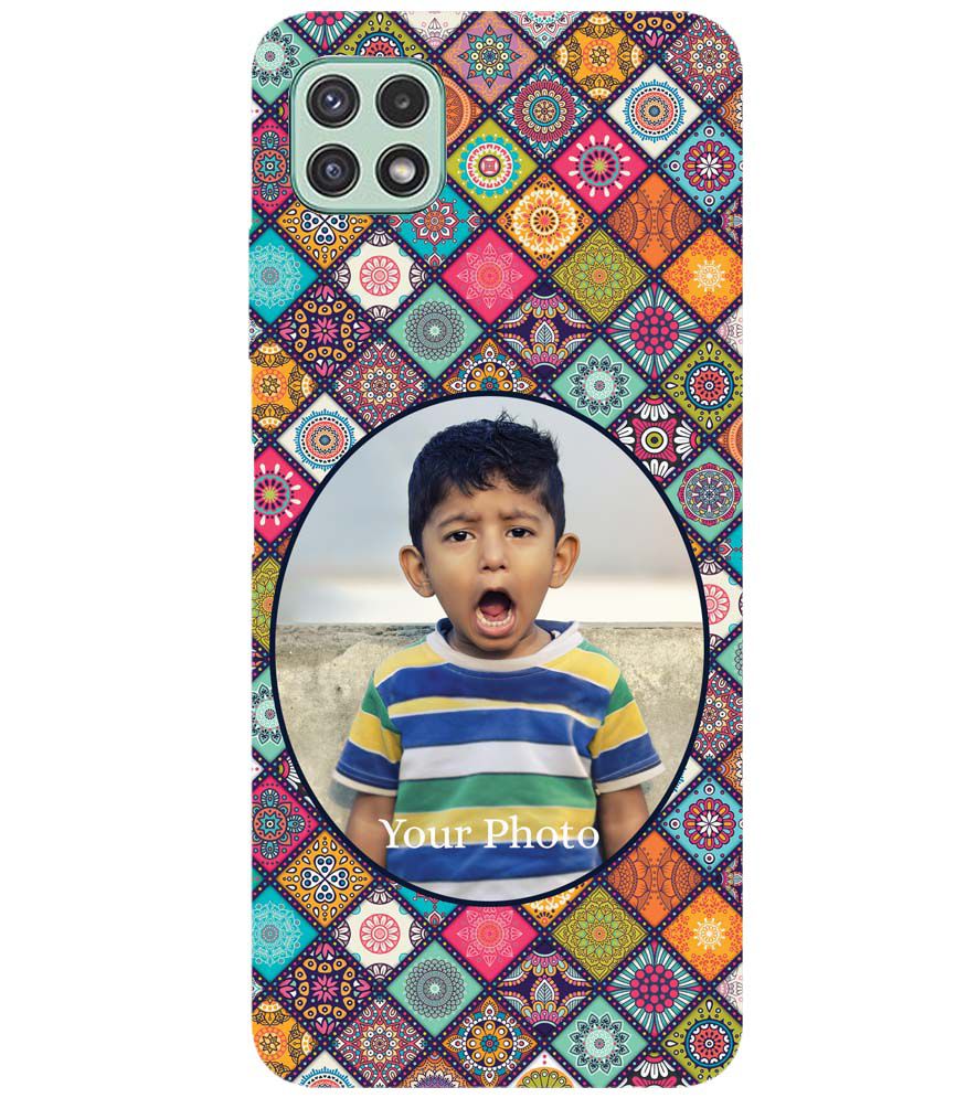 A0507-Mandala Photo Back Cover for Samsung Galaxy A22 5G