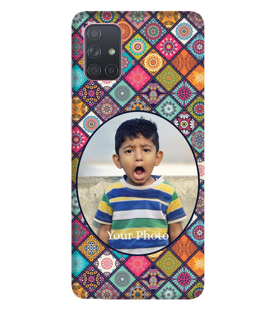 A0507-Mandala Photo Back Cover for Samsung Galaxy A71