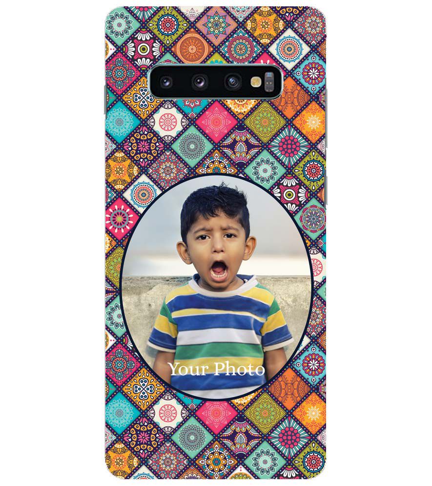 A0507-Mandala Photo Back Cover for Samsung Galaxy S10+ (Plus with 6.4 Inch Screen)