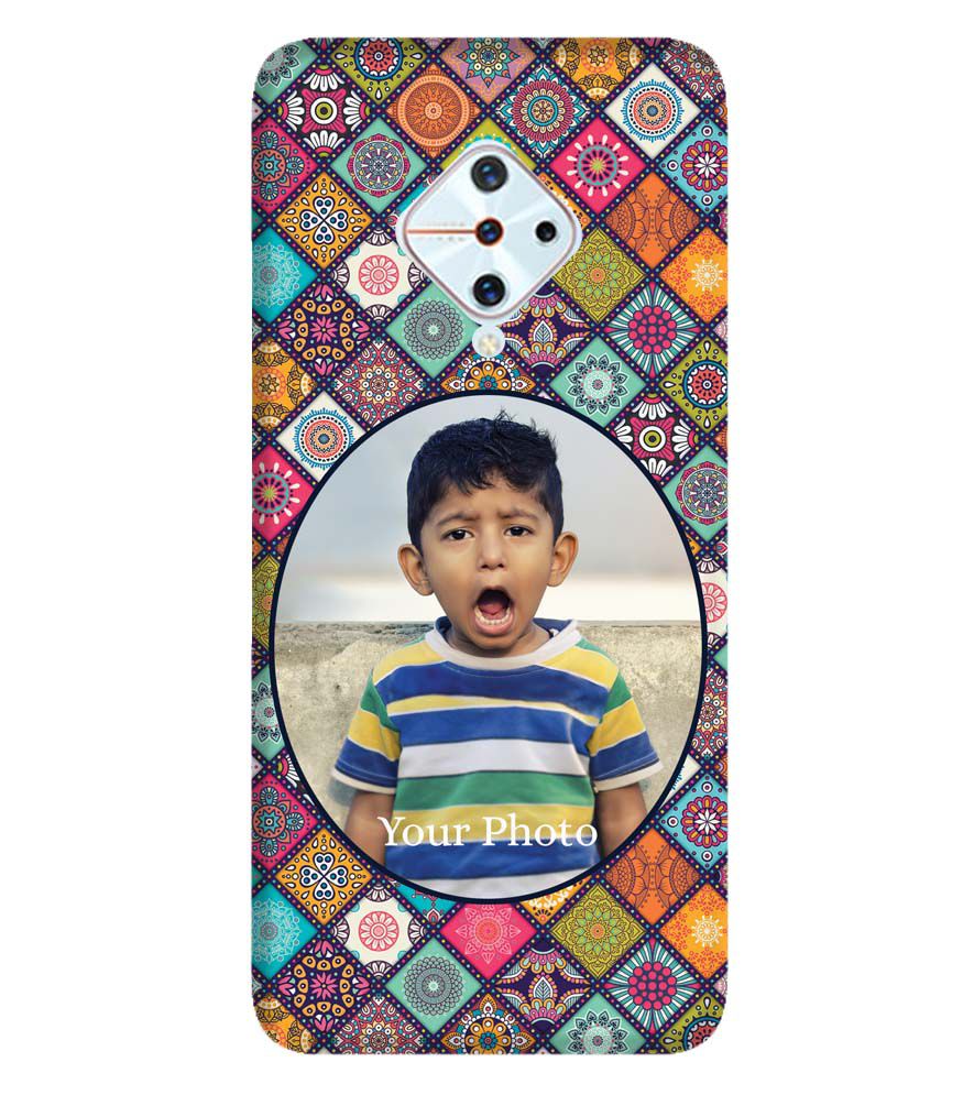 A0507-Mandala Photo Back Cover for Vivo S1 Pro