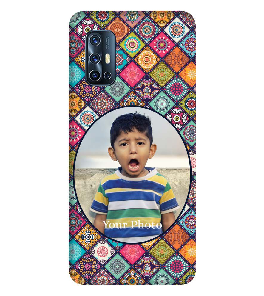 A0507-Mandala Photo Back Cover for Vivo V17