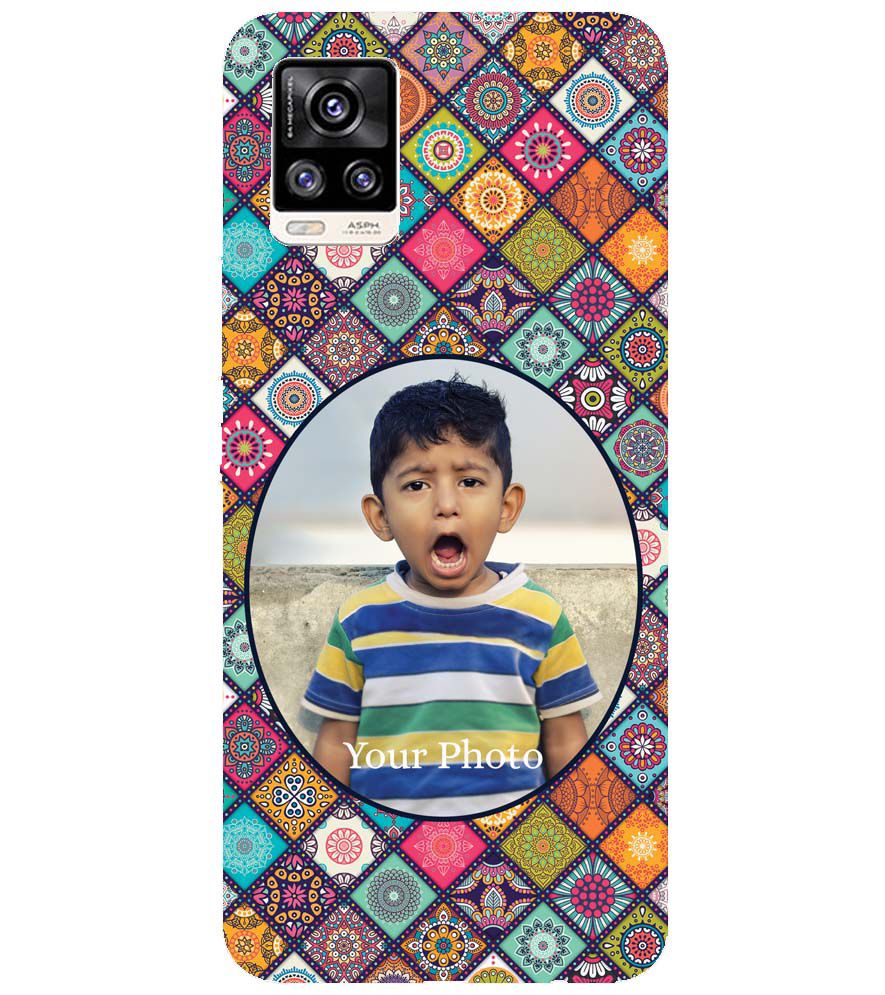 A0507-Mandala Photo Back Cover for vivo V20