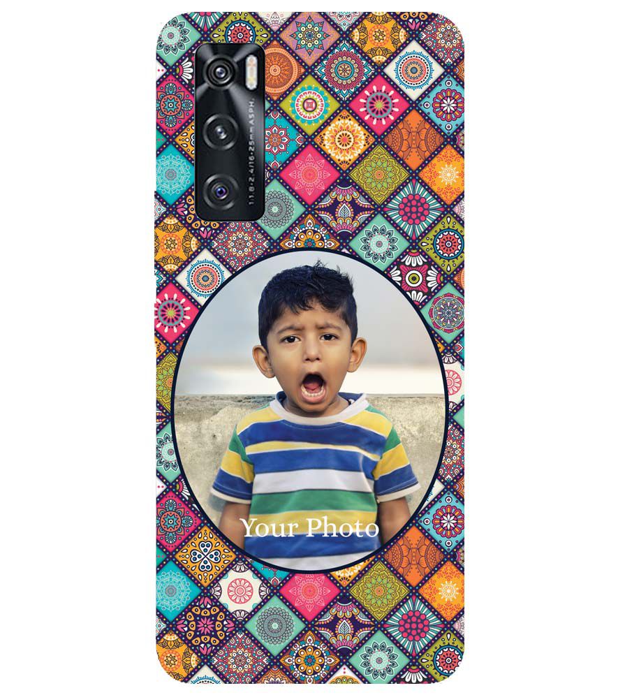 A0507-Mandala Photo Back Cover for vivo V20 SE