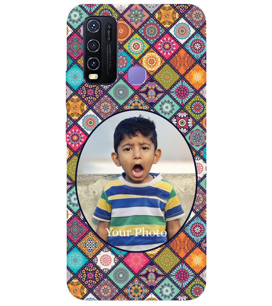 A0507-Mandala Photo Back Cover for vivo Y30