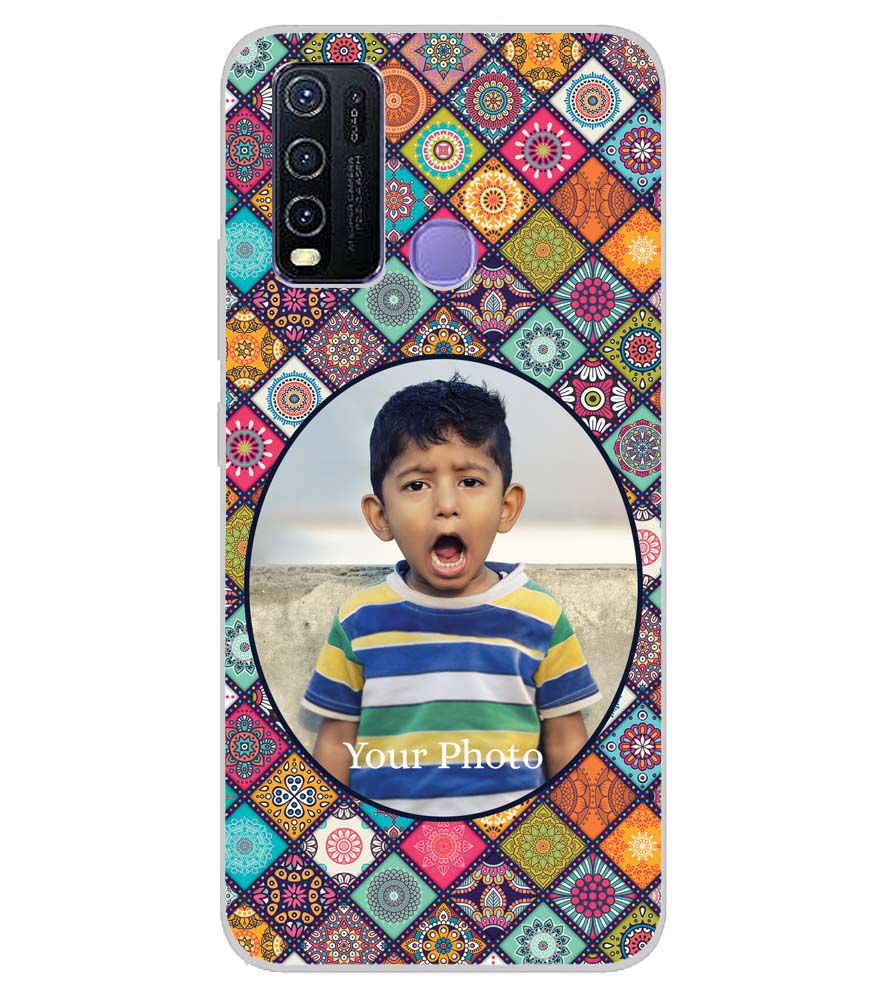 A0507-Mandala Photo Back Cover for Vivo Y50