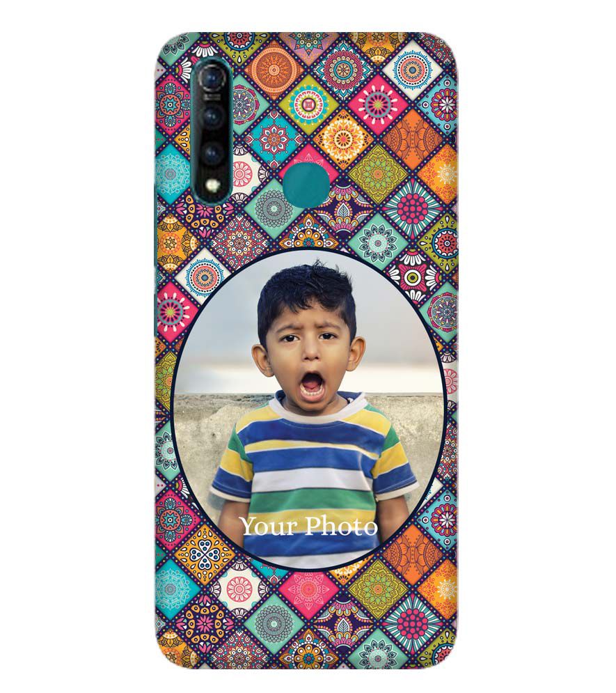 A0507-Mandala Photo Back Cover for Vivo Z1 Pro