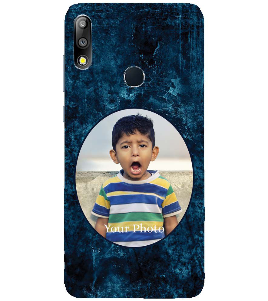 A0508-Photo on Blue Back Cover for Asus Zenfone Max Pro (M2) ZB631KL