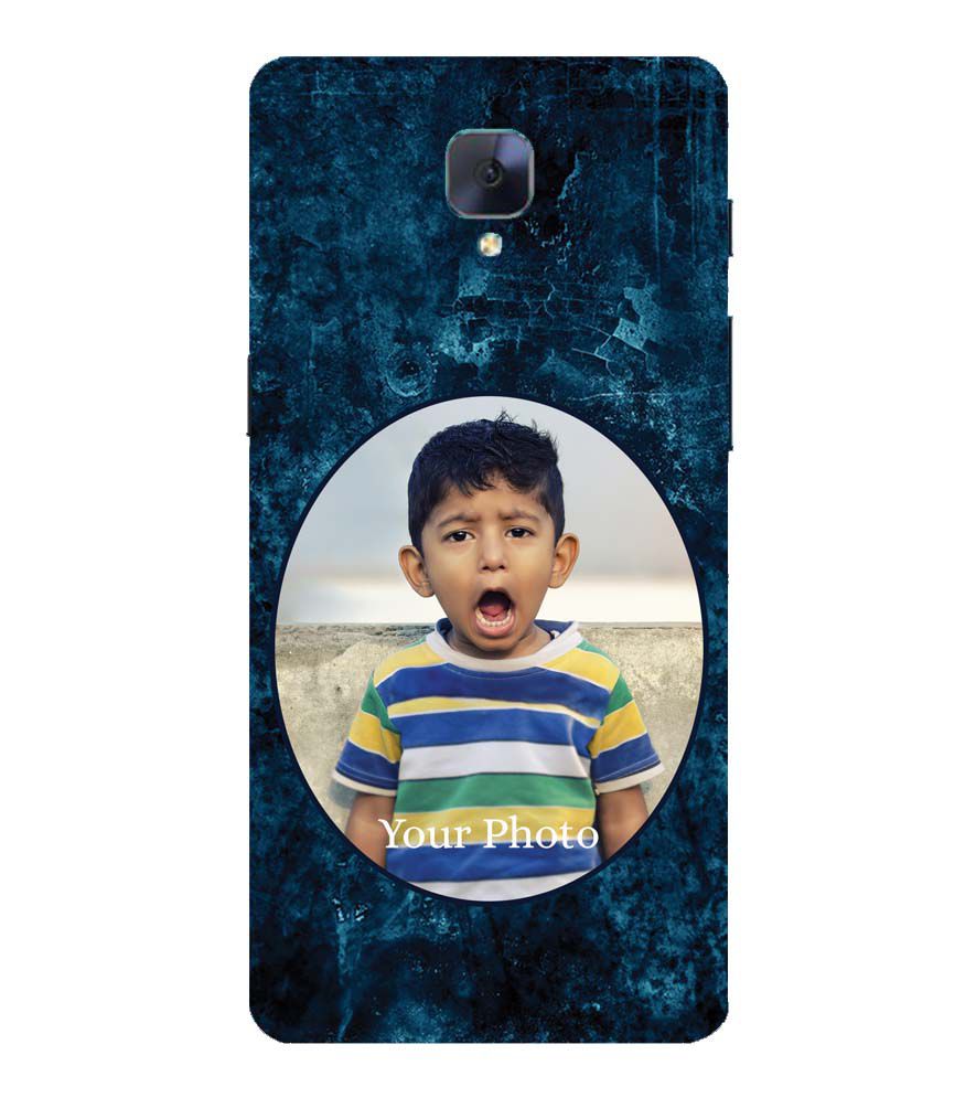 A0508-Photo on Blue Back Cover for OnePlus 3 and OnePlus 3T