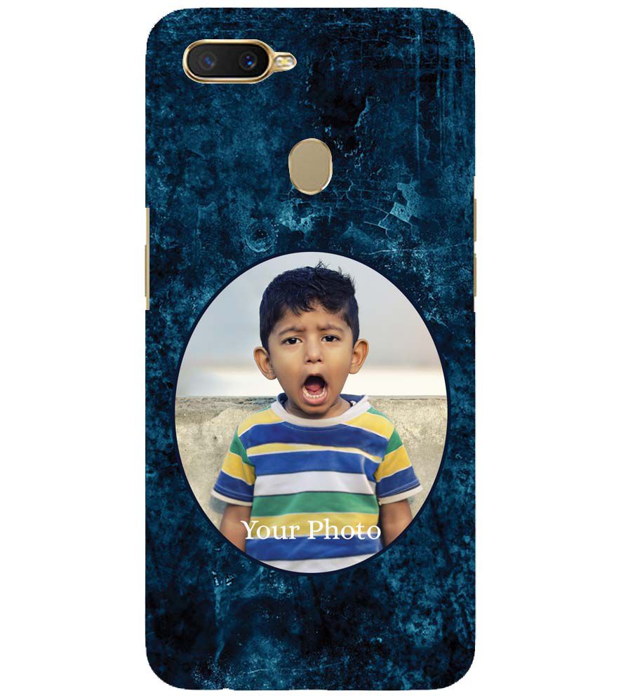 A0508-Photo on Blue Back Cover for Oppo A12