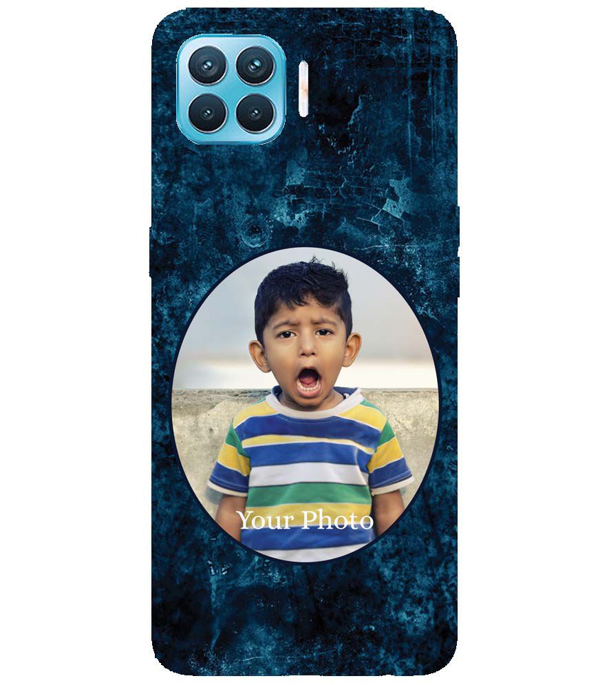A0508-Photo on Blue Back Cover for Oppo F17 Pro