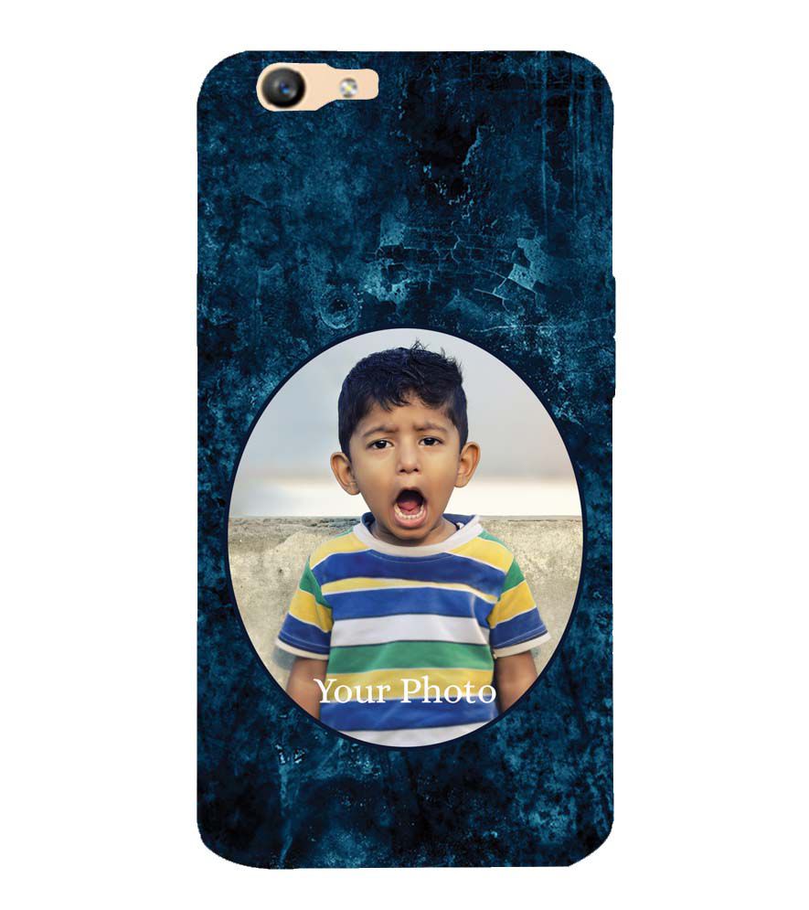 A0508-Photo on Blue Back Cover for Oppo F1s : A59