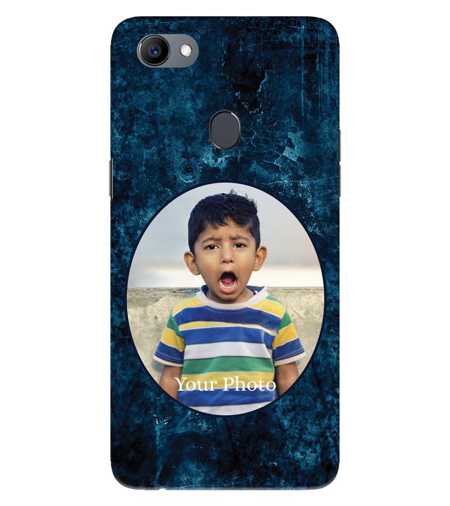 A0508-Photo on Blue Back Cover for Oppo F5 Plus