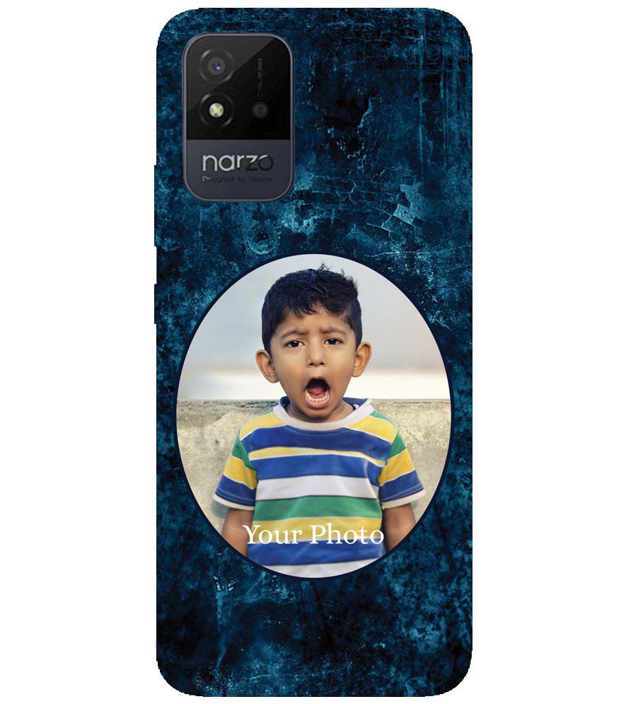 A0508-Photo on Blue Back Cover for Realme Narzo 50i