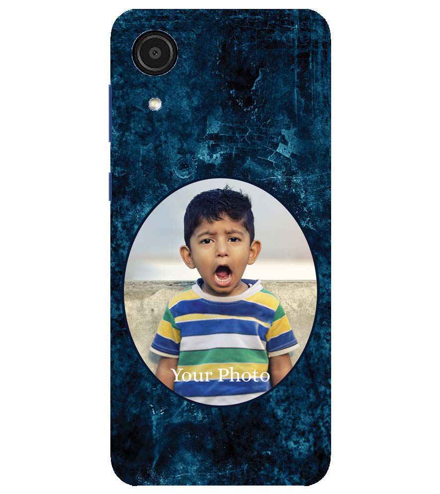 A0508-Photo on Blue Back Cover for Samsung Galaxy A03 Core