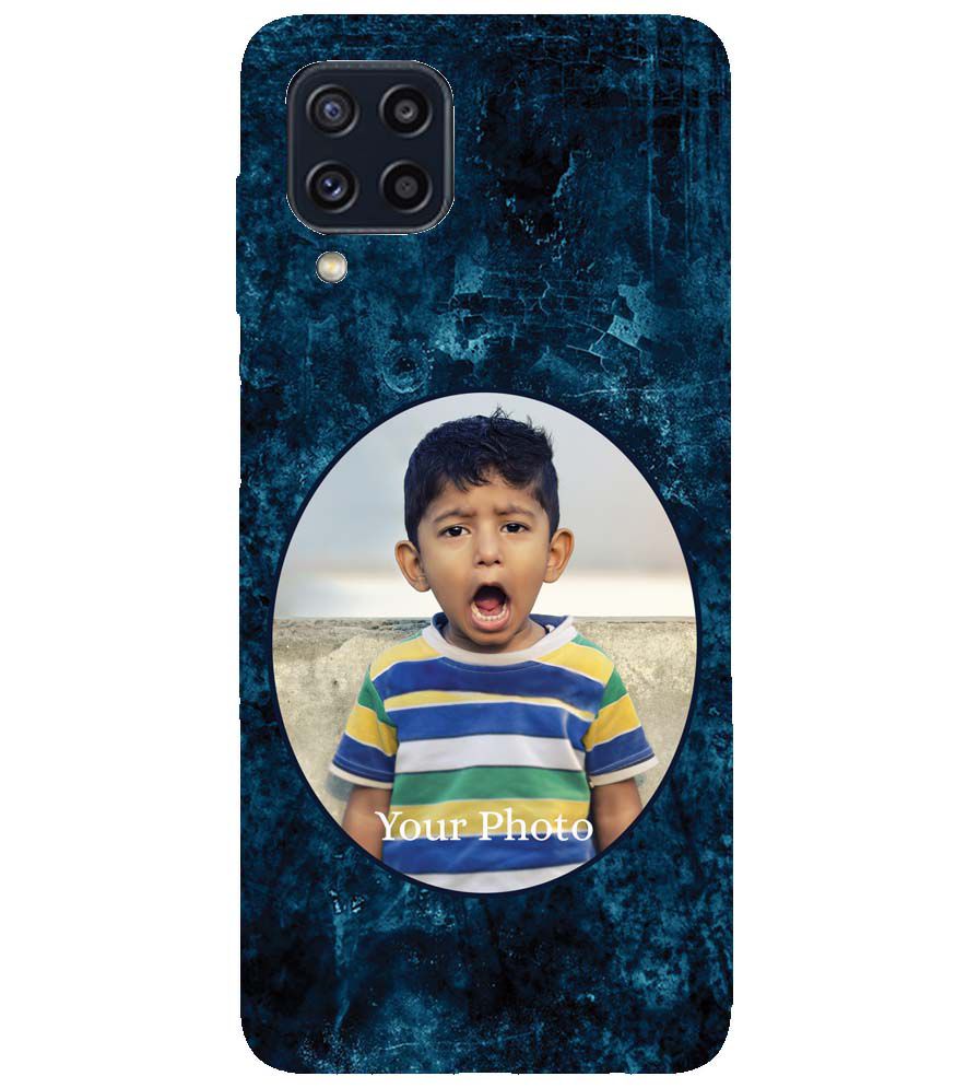 A0508-Photo on Blue Back Cover for Samsung Galaxy M32 Prime