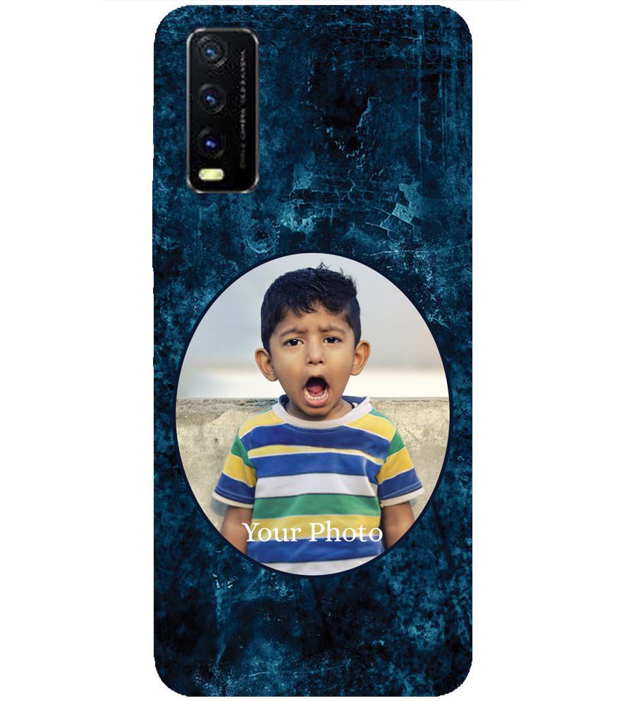 A0508-Photo on Blue Back Cover for vivo Y20s