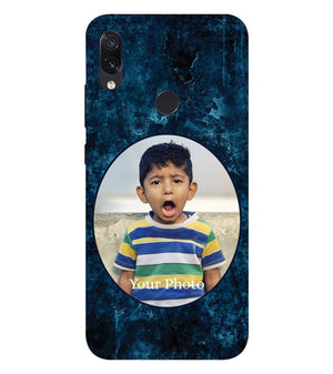 A0508-Photo on Blue Back Cover for Xiaomi Redmi Note 7