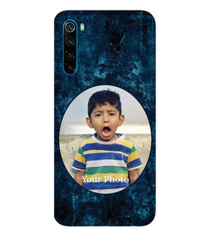 A0508-Photo on Blue Back Cover for Xiaomi Redmi Note 8