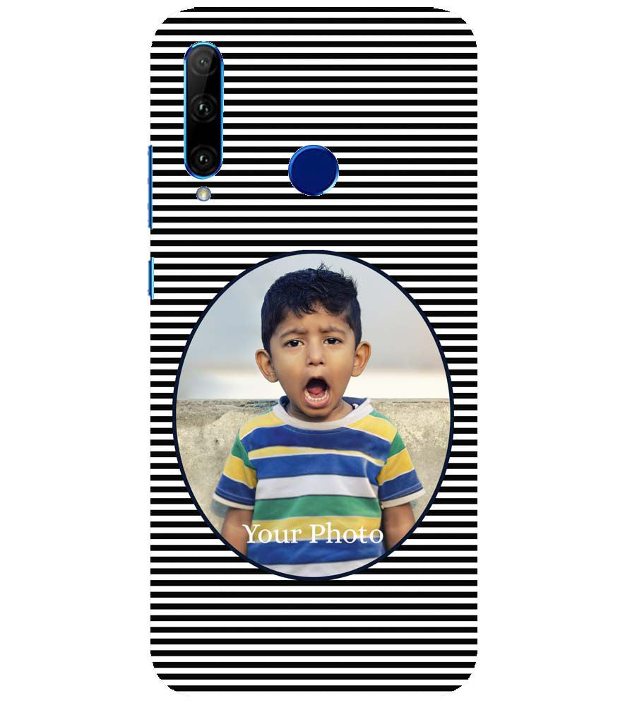 A0509-Stripes and Photo Back Cover for Huawei Honor 10i