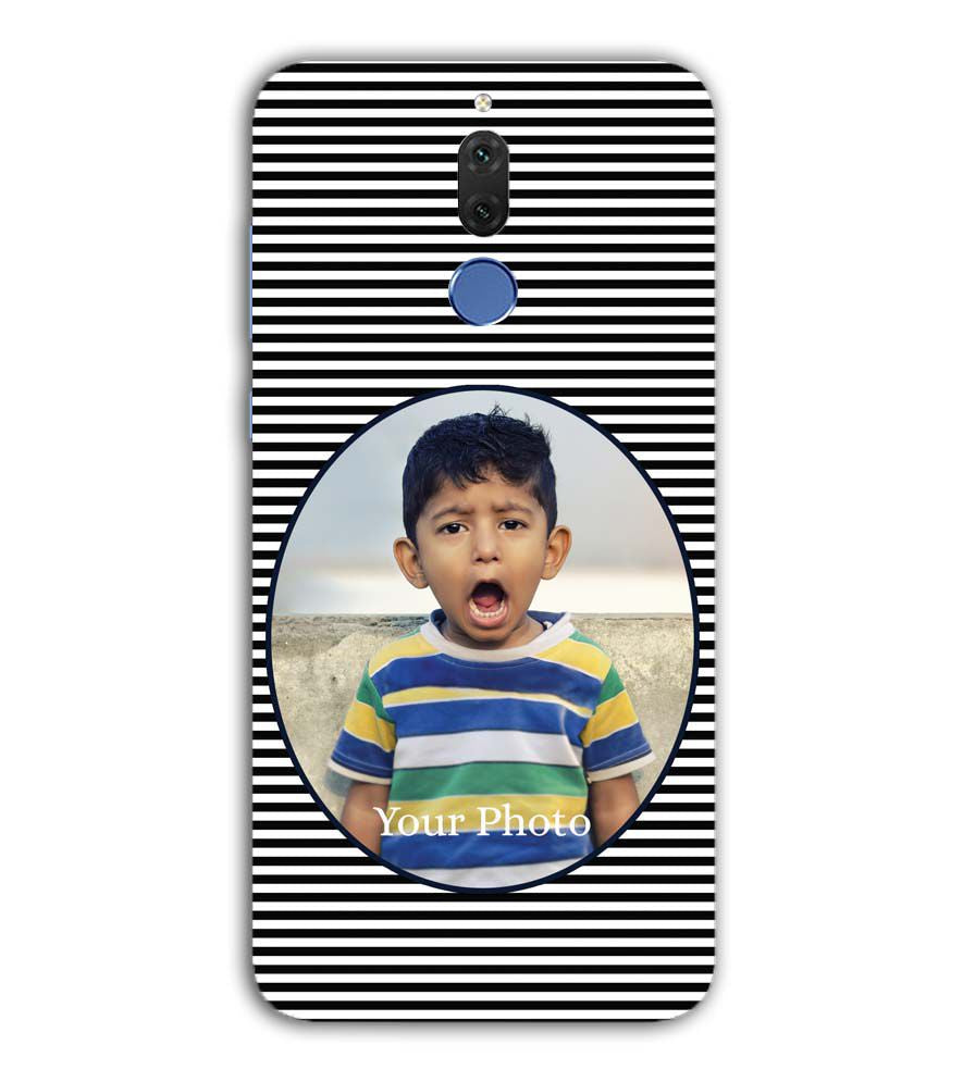 A0509-Stripes and Photo Back Cover for Huawei Nova 2i