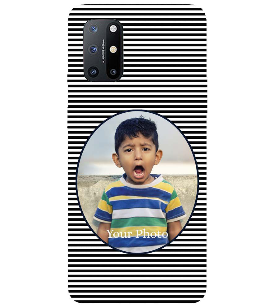 A0509-Stripes and Photo Back Cover for OnePlus 8T