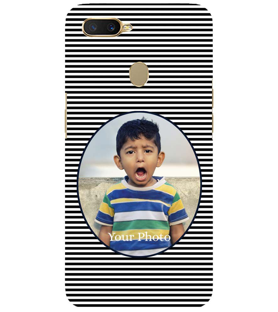 A0509-Stripes and Photo Back Cover for Oppo A11K