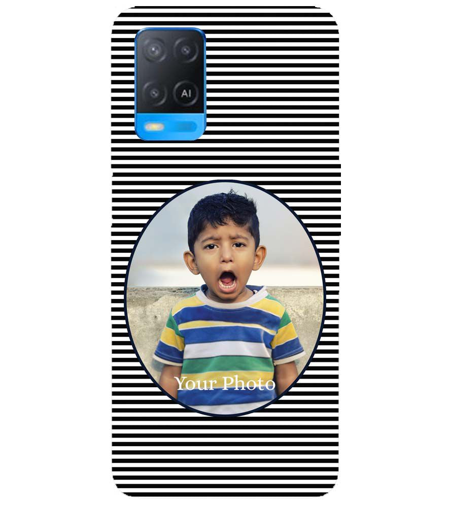A0509-Stripes and Photo Back Cover for Oppo A54