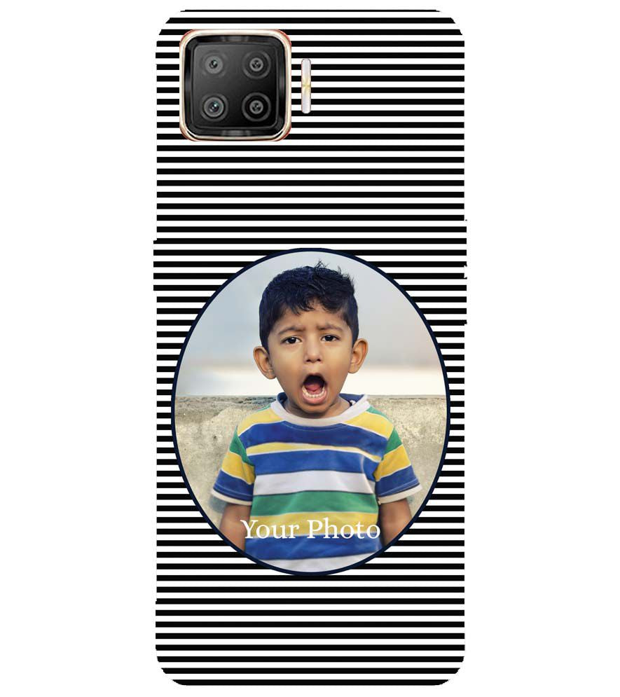 A0509-Stripes and Photo Back Cover for Oppo F17