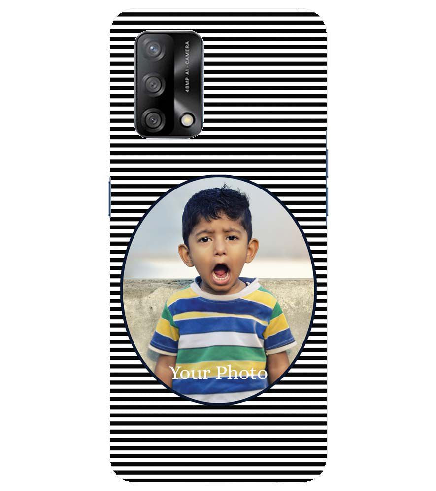 A0509-Stripes and Photo Back Cover for Oppo F19