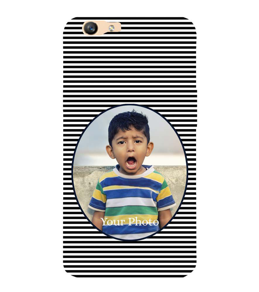A0509-Stripes and Photo Back Cover for Oppo F1s : A59