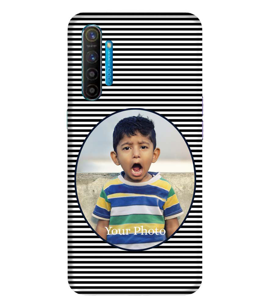A0509-Stripes and Photo Back Cover for Realme XT