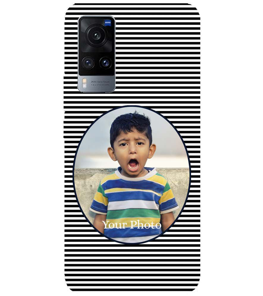 A0509-Stripes and Photo Back Cover for vivo X60